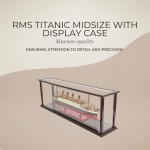 C013A RMS Titanic Midsize with Display Case 
